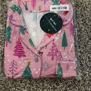 Little Sleepies Pink Merry & Bright Sleep Shirt